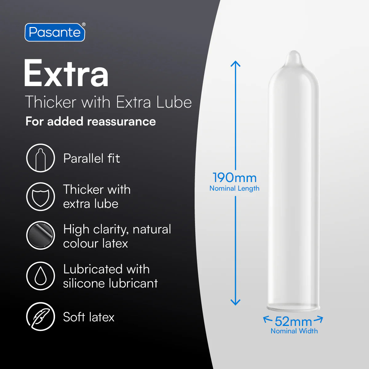 PASANTE EXTRA CONDOM 12 UND