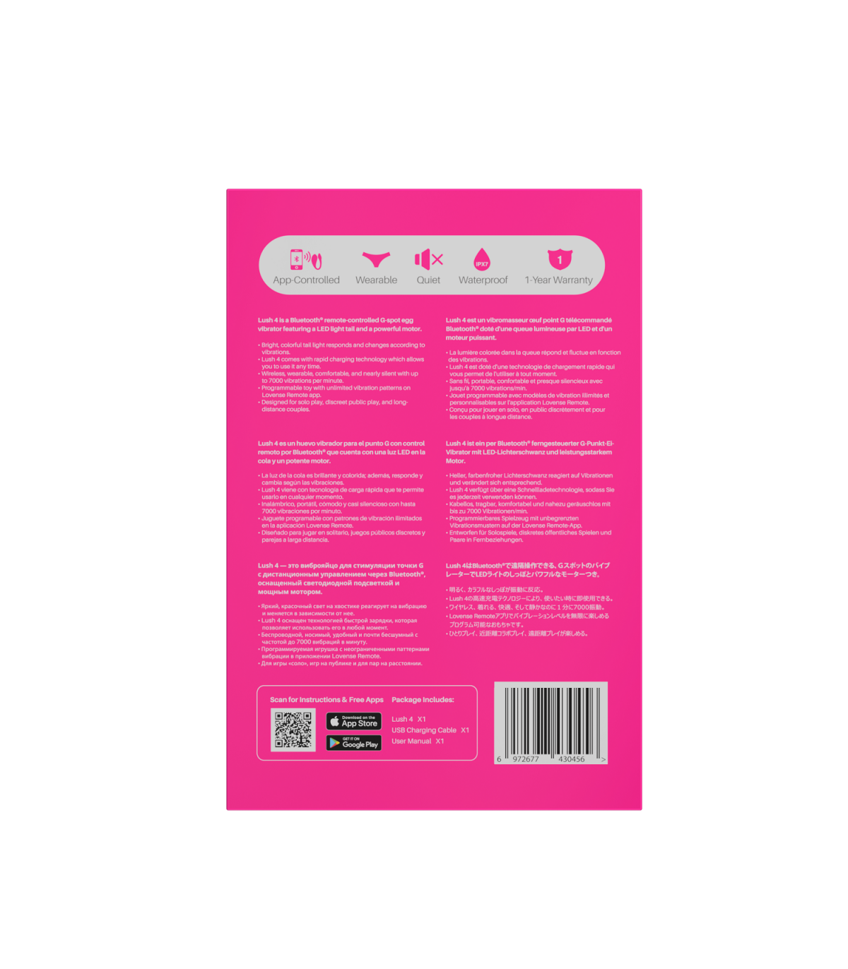 LOVENSE VIBRADOR LUSH 4