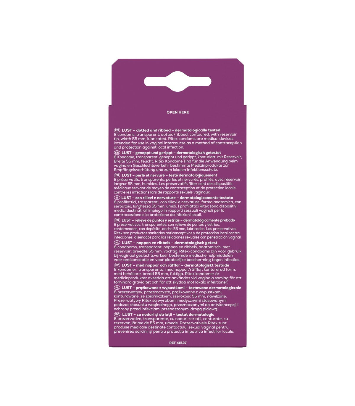 RITEX LUST CONDOMS 8 UND