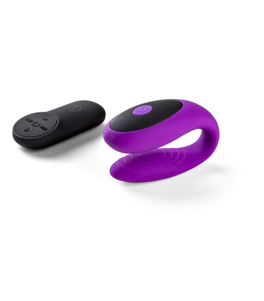 VIRGITE ESSENTIALS G- SPOT & CLITORIAL VIBRATOR PURPLE