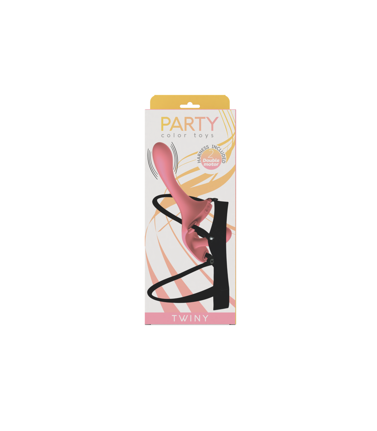 ARNÉS TWINY STRAP-ON DOBLE VIBR SILICONA LÍQUIDA USB