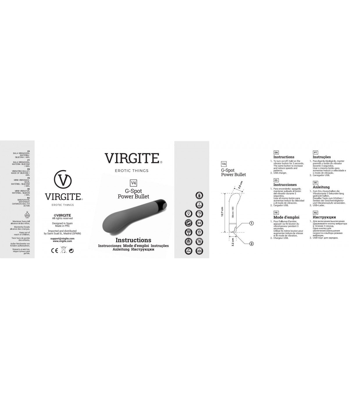 VIRGITE BLACK EDITION VIBRATING BULLET V4