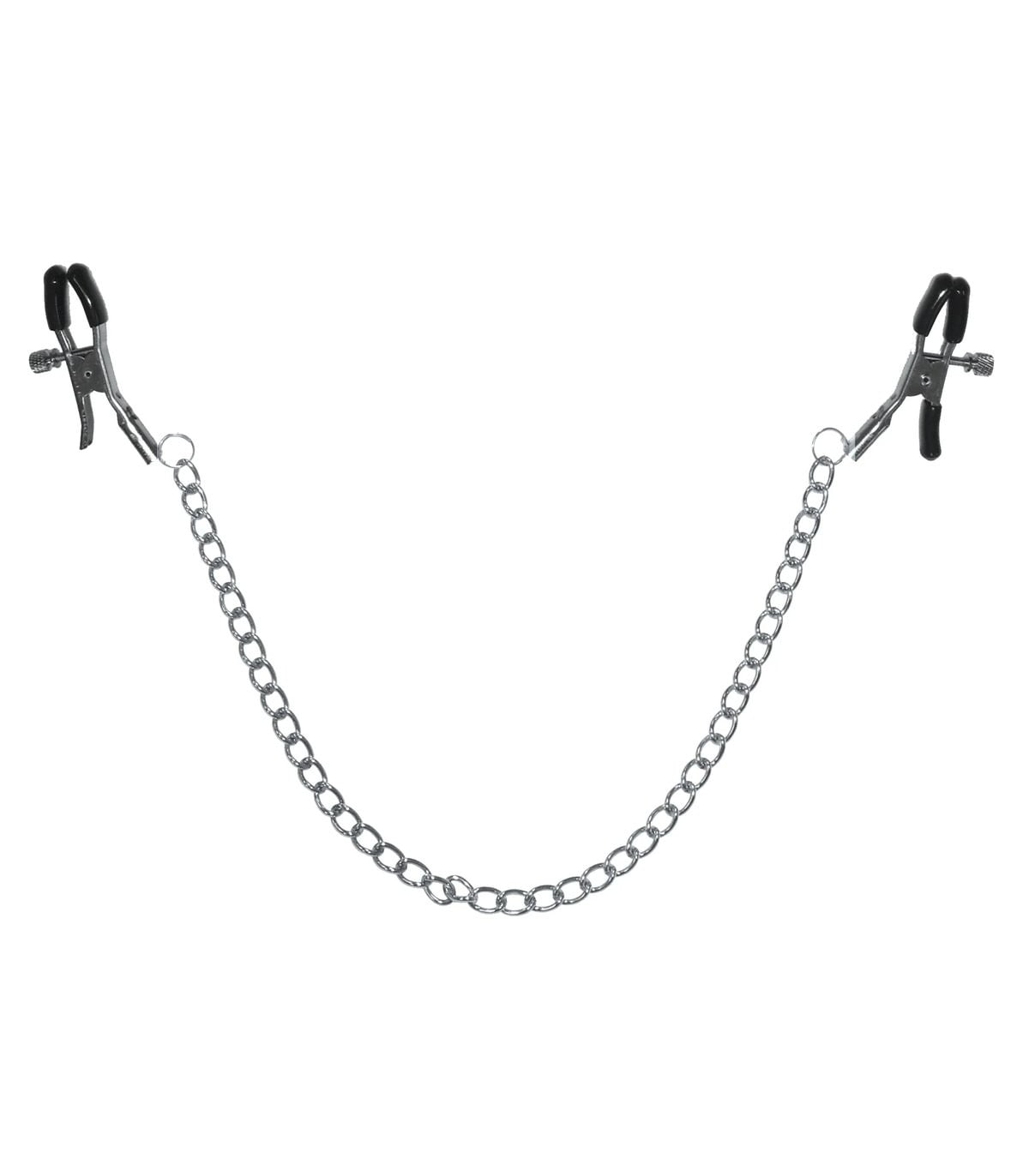 SEX & MISCHIEF CHAINED NIPPLE CLAMPS- BDSM