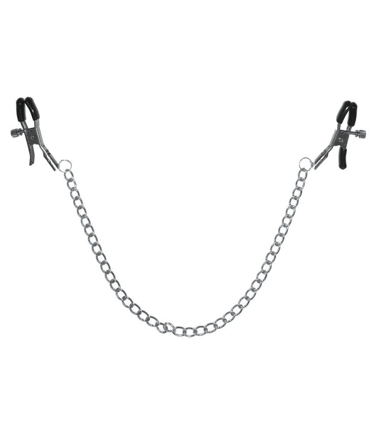 SEX & MISCHIEF CHAINED NIPPLE CLAMPS - BDSM