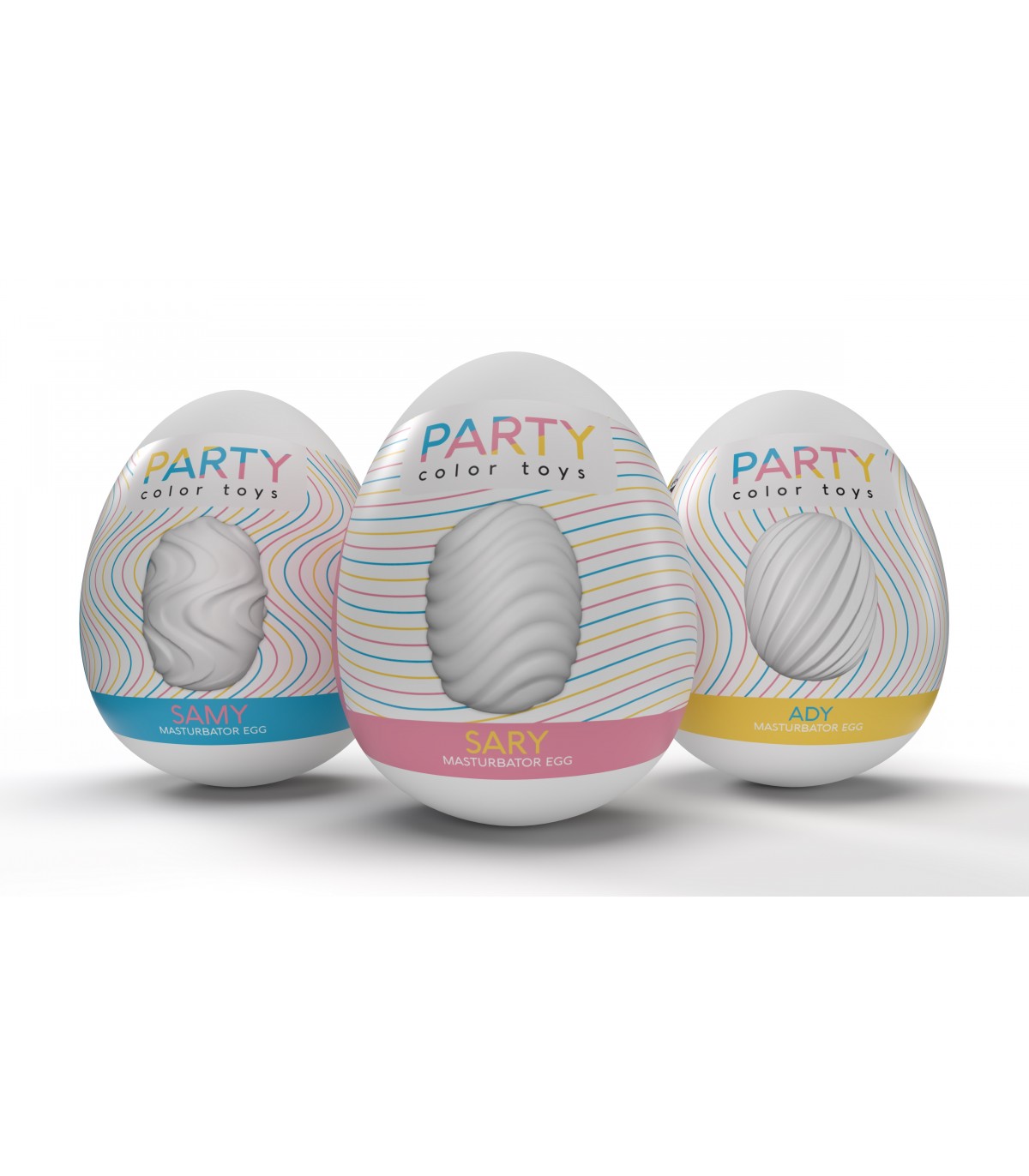 PARTY COLOR TOY HUEVO MASTURBADOR SAMY