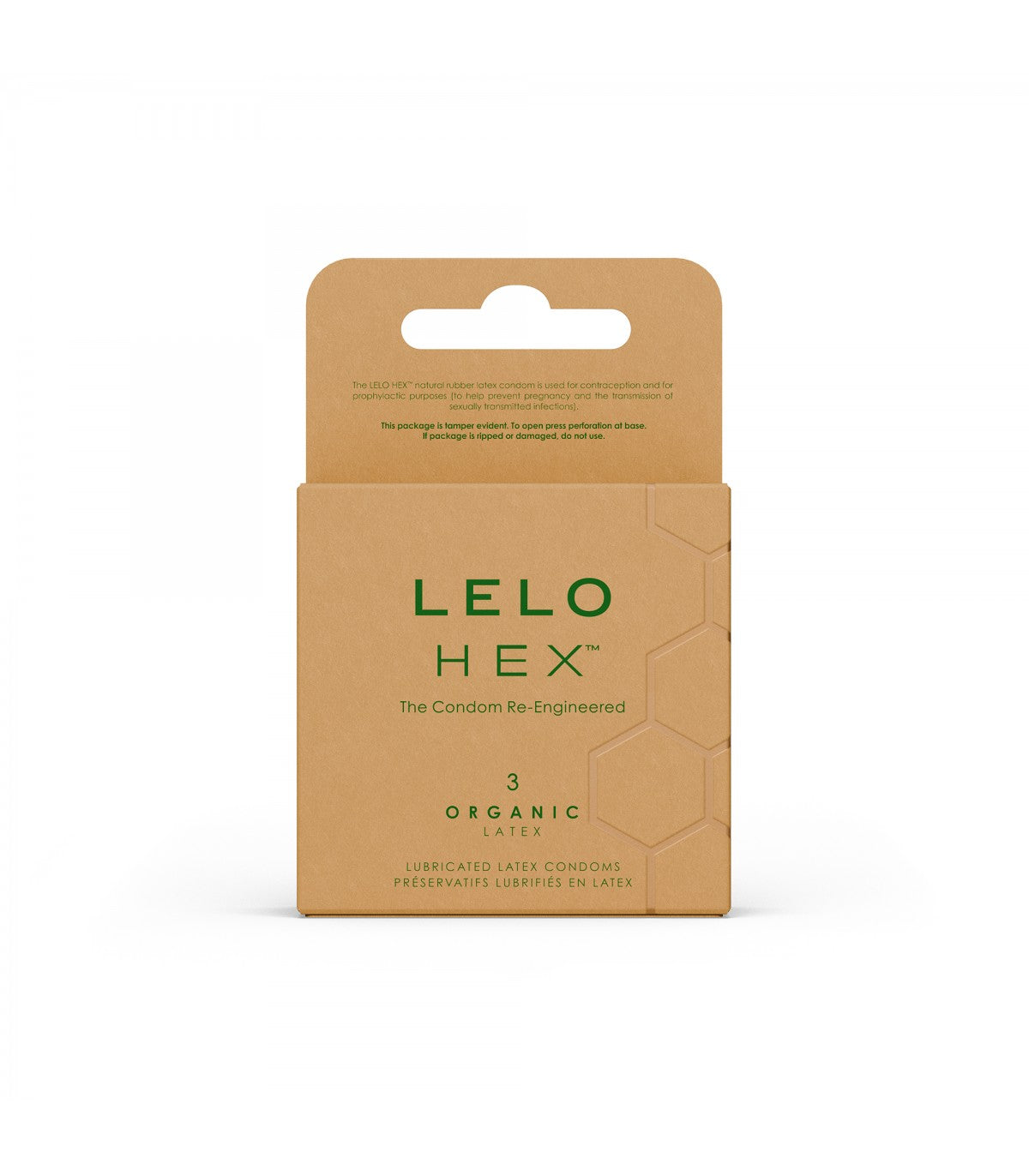 LELO HEX ORGANICO CAJA 3 UNIDADES