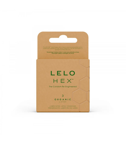 LELO HEX ORGANICO CAJA 3 UNIDADES