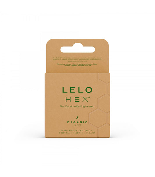 LELO HEX ORGANICO CAJA 3 UNIDADES