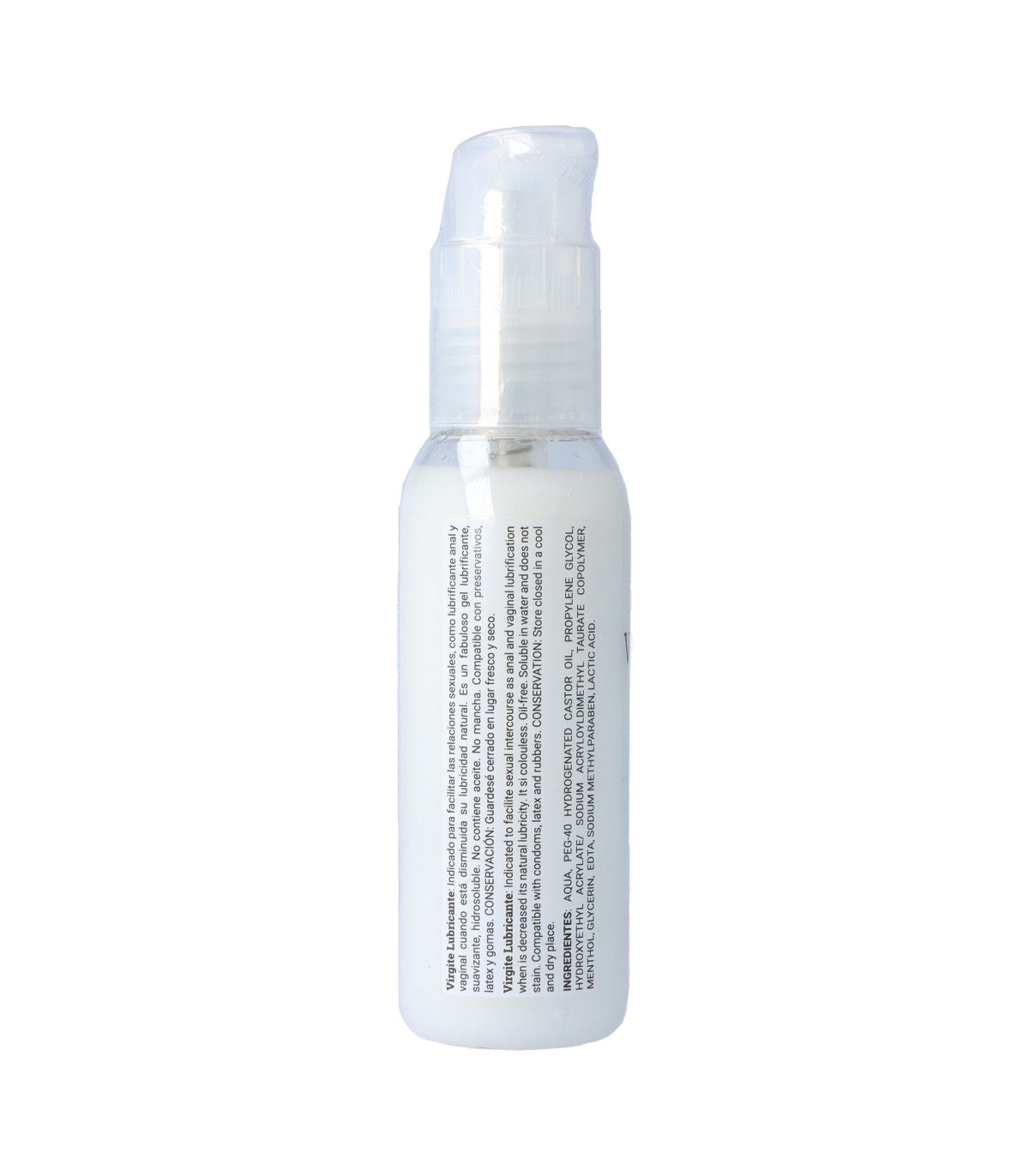 VIRGITE COSMETICS LUBRICANTE BASE AGUA EFECTO FRÍO