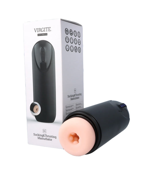 VIRGITE MASTURBADOR M1 SUCCIÓN / SUBE Y BAJA / VIBRACIÓN FLESH USB
