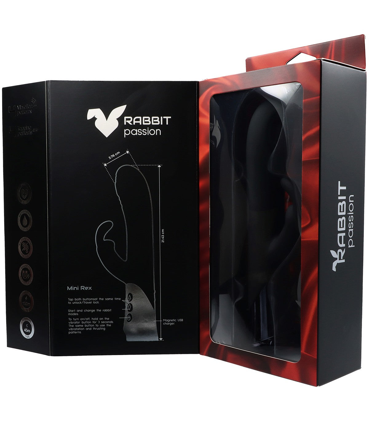 VIRGITE MINI REX RECHARGEABLE RABBIT VIBRATOR