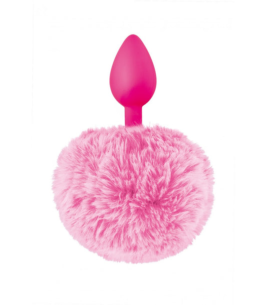 PLUG SILICONA POMPÓN ROSA