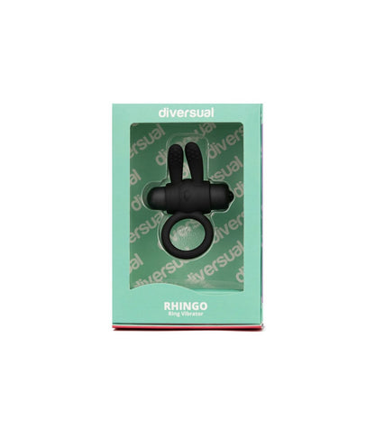 PARTY COLOR TOY VIBRATING RING RINY W/ REMOTE LILAC SILICONE USB