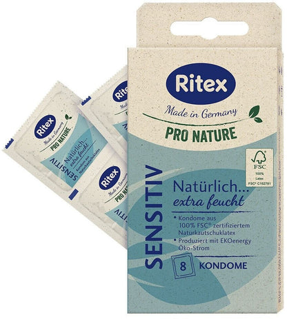 RITEX PRO SENSITIV CONDOMS 8 UND