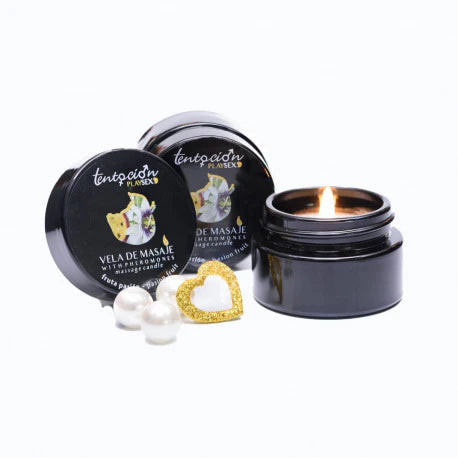 VELA DE MASAJE CON FEROMONAS 20 ML TENTACIÓN