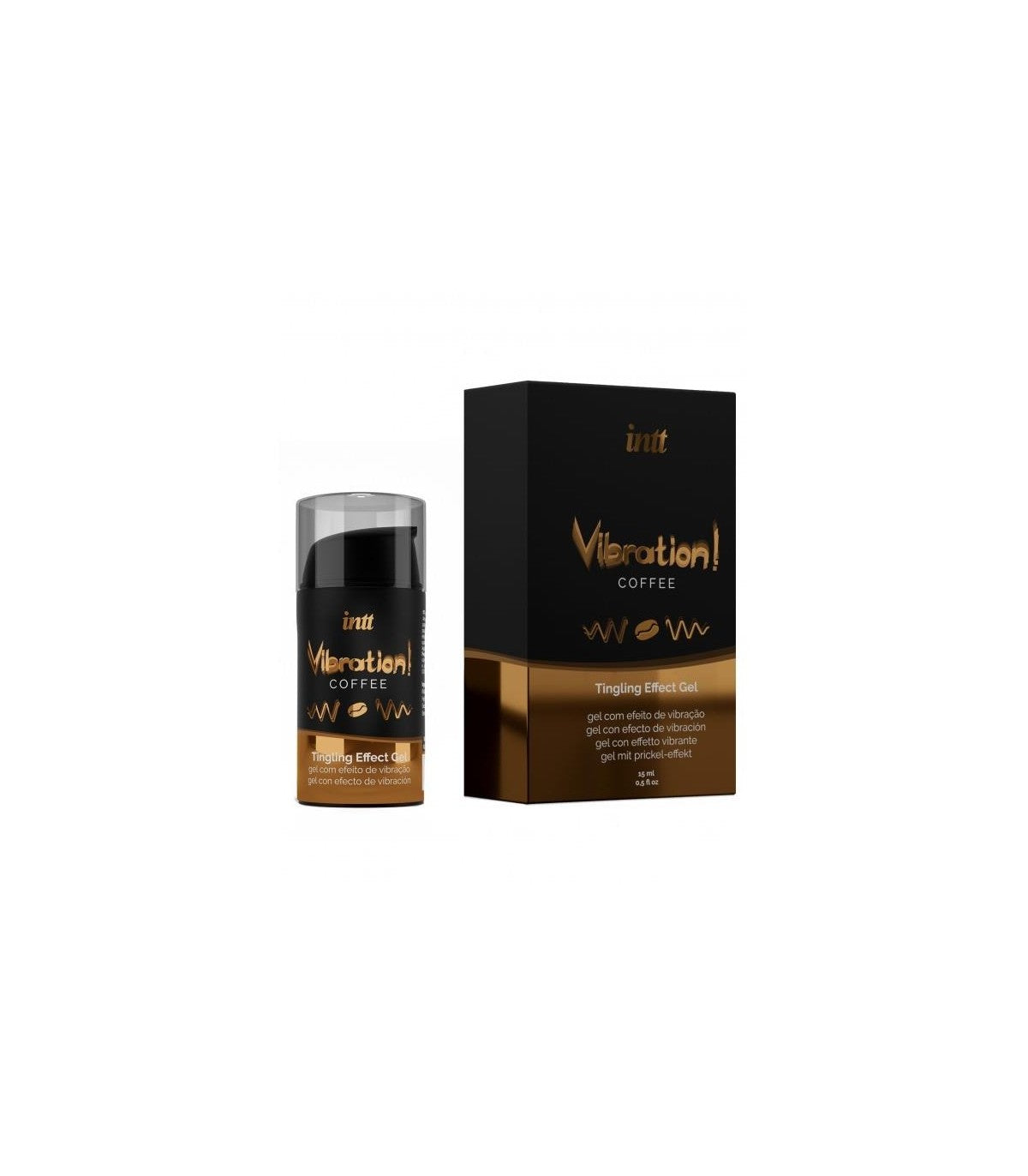 INTT VIBRADOR LÍQUIDO CAFÉ 15 ML