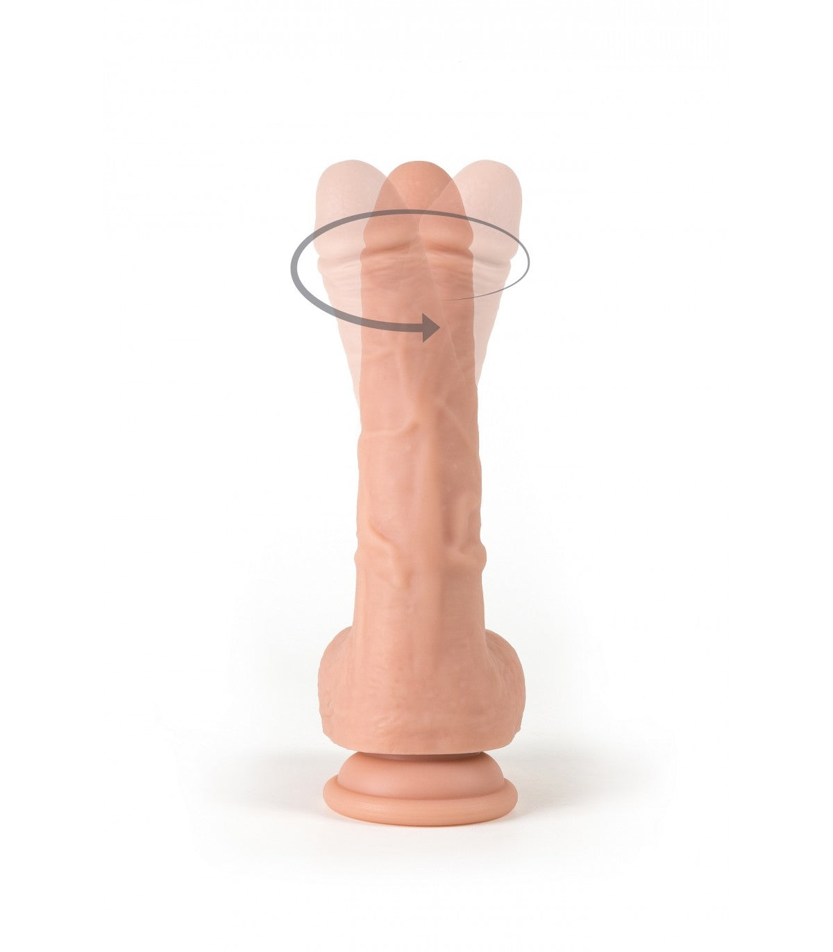 VIRGITE VIBRADOR Y ROTADOR REALÍSTICO 'R9' 19CM